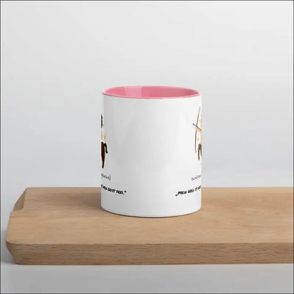 Schütze (Sagittarius) - Tasse mit farbiger Innenseite - Pink